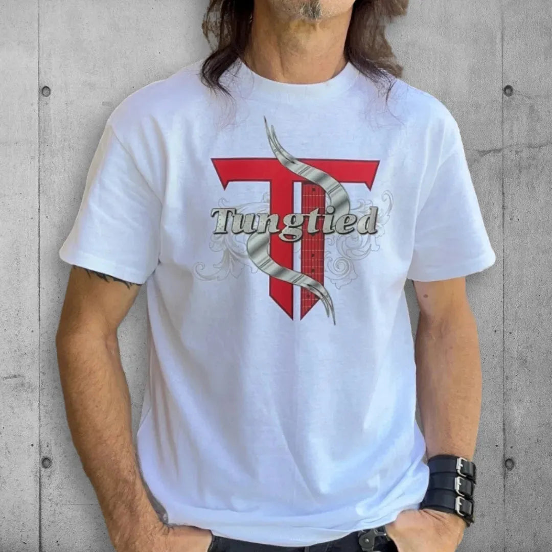Kansas City's Hard Rock Band Tungtied Official Logo Tee Shirt boomersarepunktoo.com