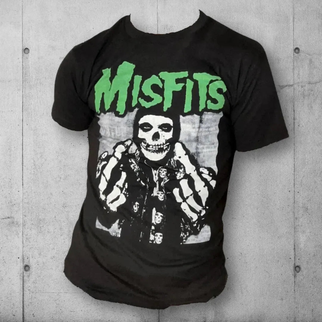 Misfits Crimson Ghost Middle Fingers T Shirt boomersarepunktoo.com