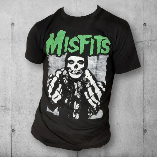 Misfits Crimson Ghost Middle Fingers T Shirt boomersarepunktoo.com