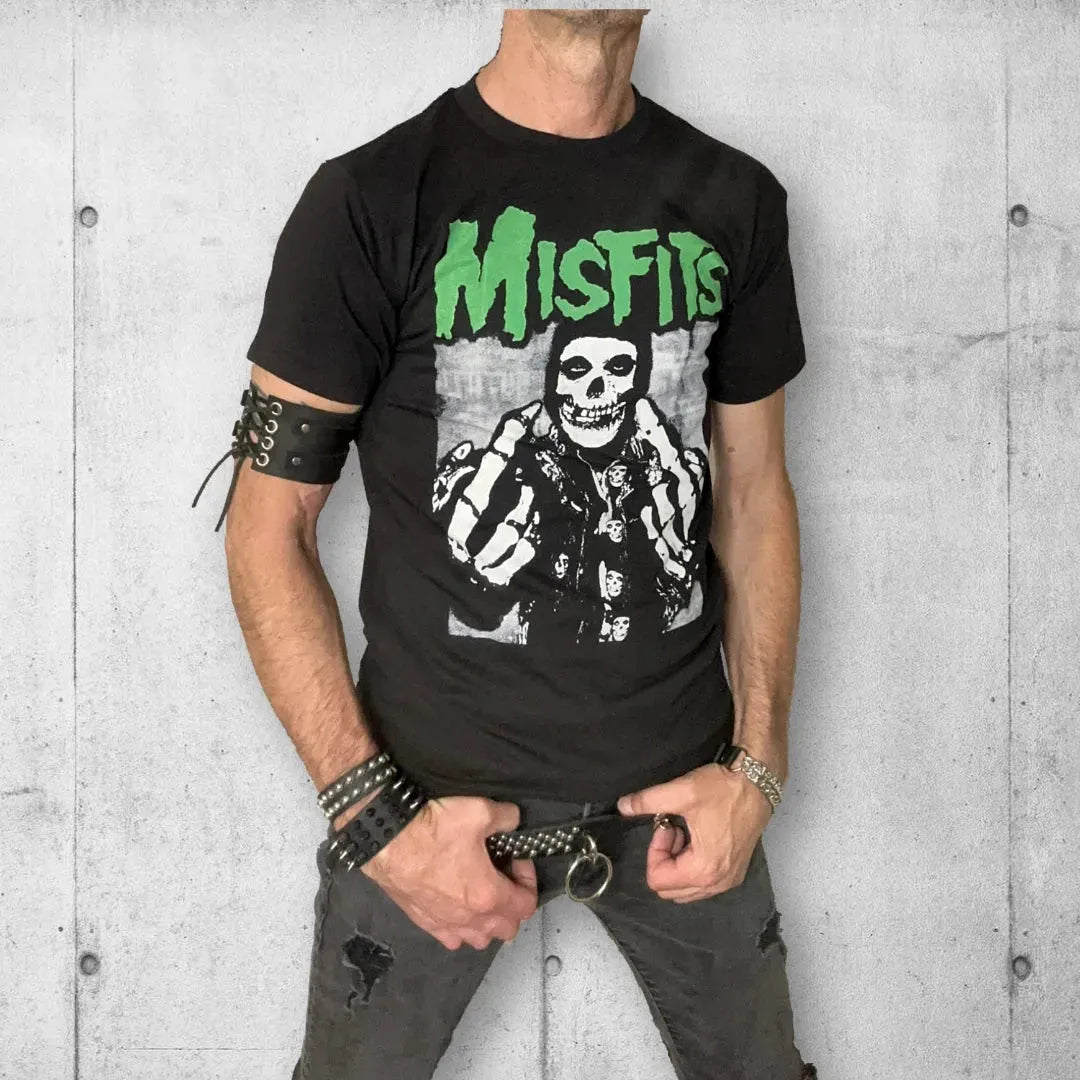 Misfits Crimson Ghost Middle Fingers T Shirt boomersarepunktoo.com