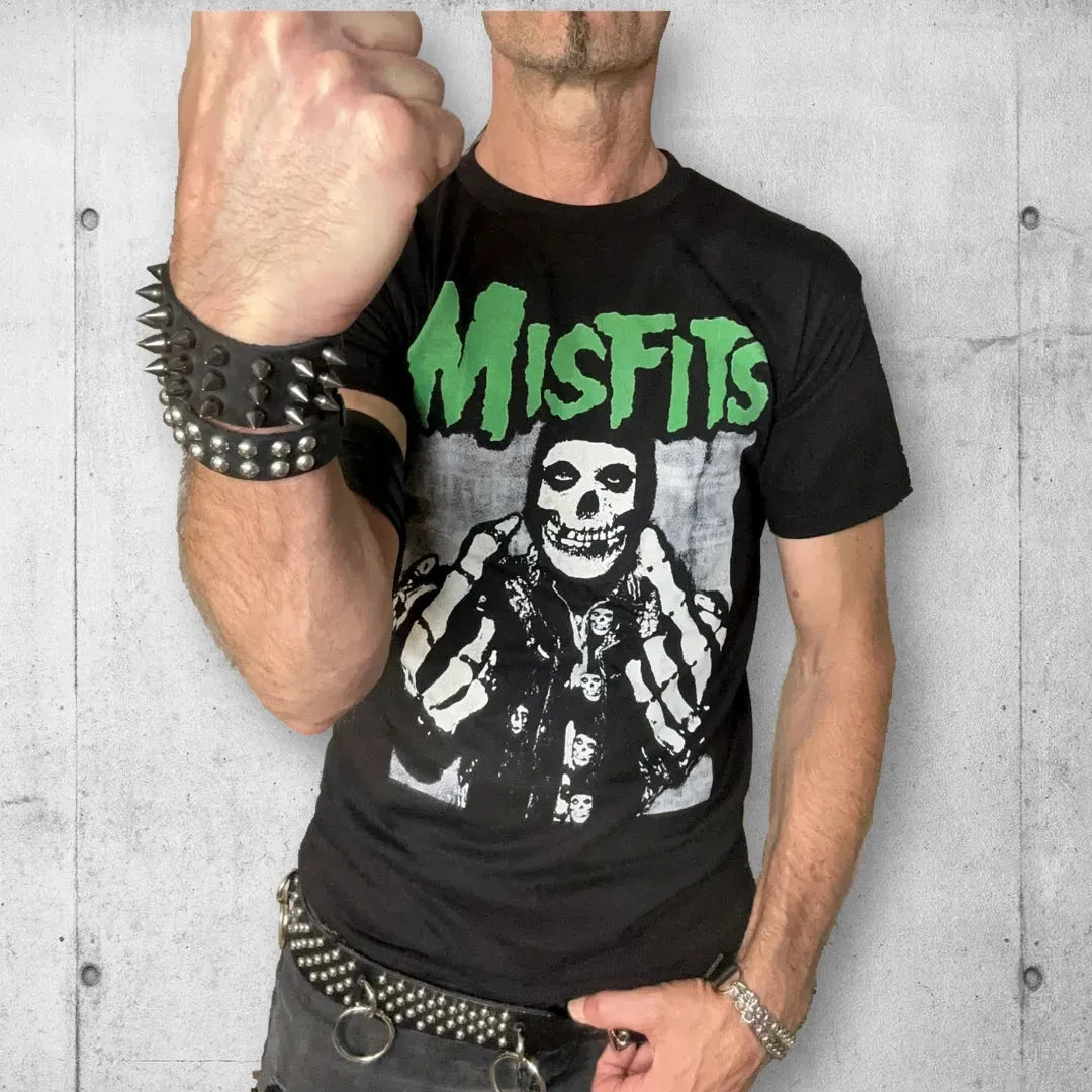Misfits Crimson Ghost Middle Fingers T Shirt boomersarepunktoo.com