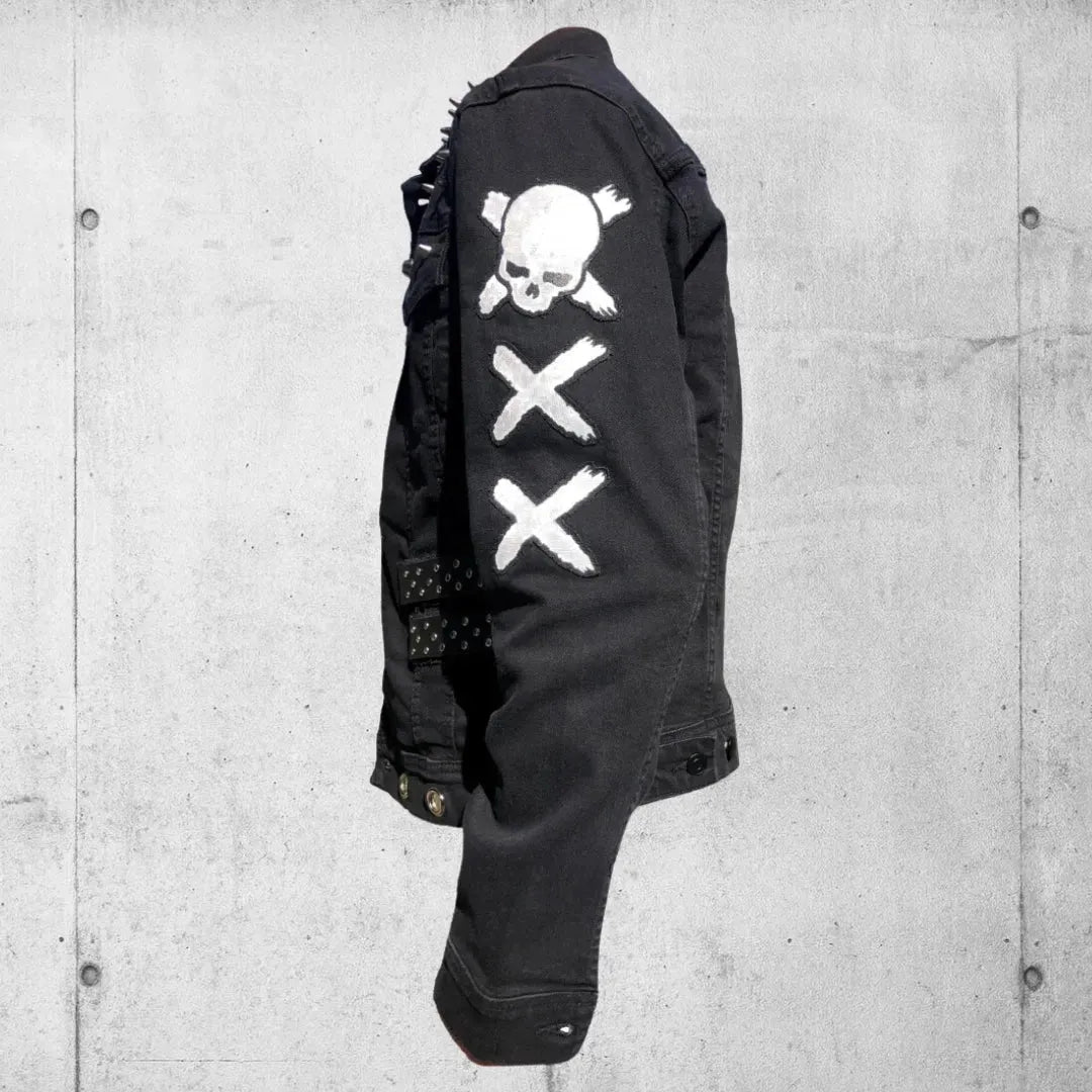 Punk Rock Heavy Metal Battle Jacket (The Forsaken) boomersarepunktoo.com