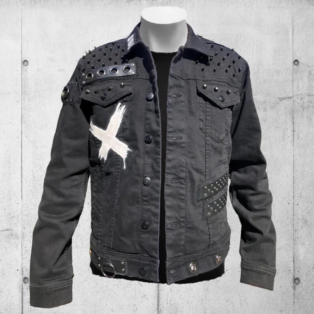 Punk Rock Heavy Metal Battle Jacket (The Forsaken) boomersarepunktoo.com