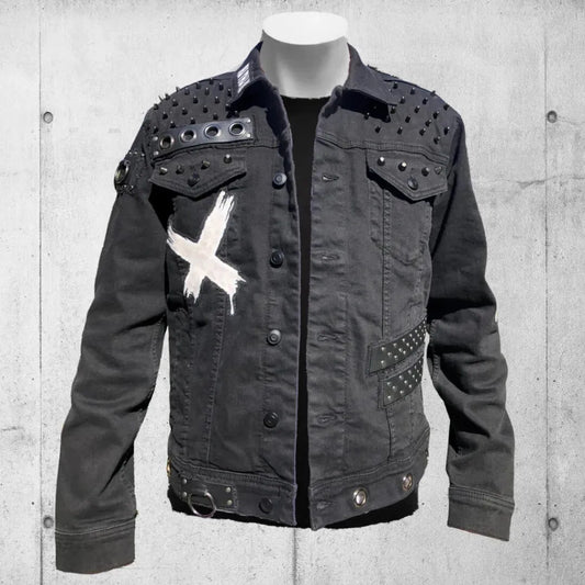 Punk Rock Heavy Metal Battle Jacket (The Forsaken) boomersarepunktoo.com