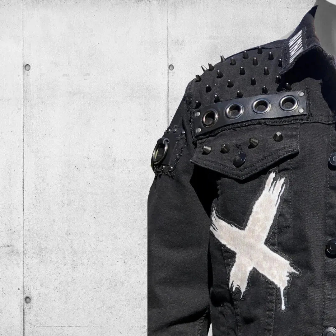 Punk Rock Heavy Metal Battle Jacket (The Forsaken) boomersarepunktoo.com