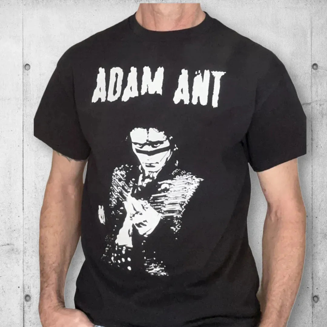 Retro Adam Ant Unisex Tee – Celebrate the 80s Pop Rock Legend! boomersarepunktoo.com