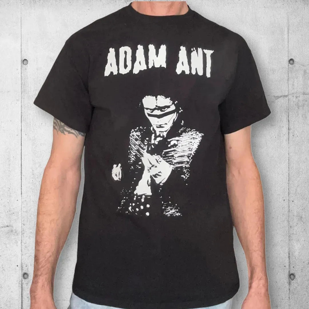 Retro Adam Ant Unisex Tee – Celebrate the 80s Pop Rock Legend! boomersarepunktoo.com