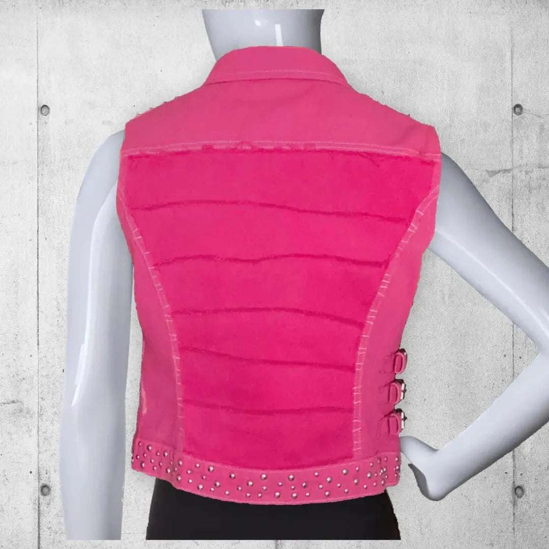 REVOLUTION 2 Women’s Punk Studded Battle Vest boomersarepunktoo.com