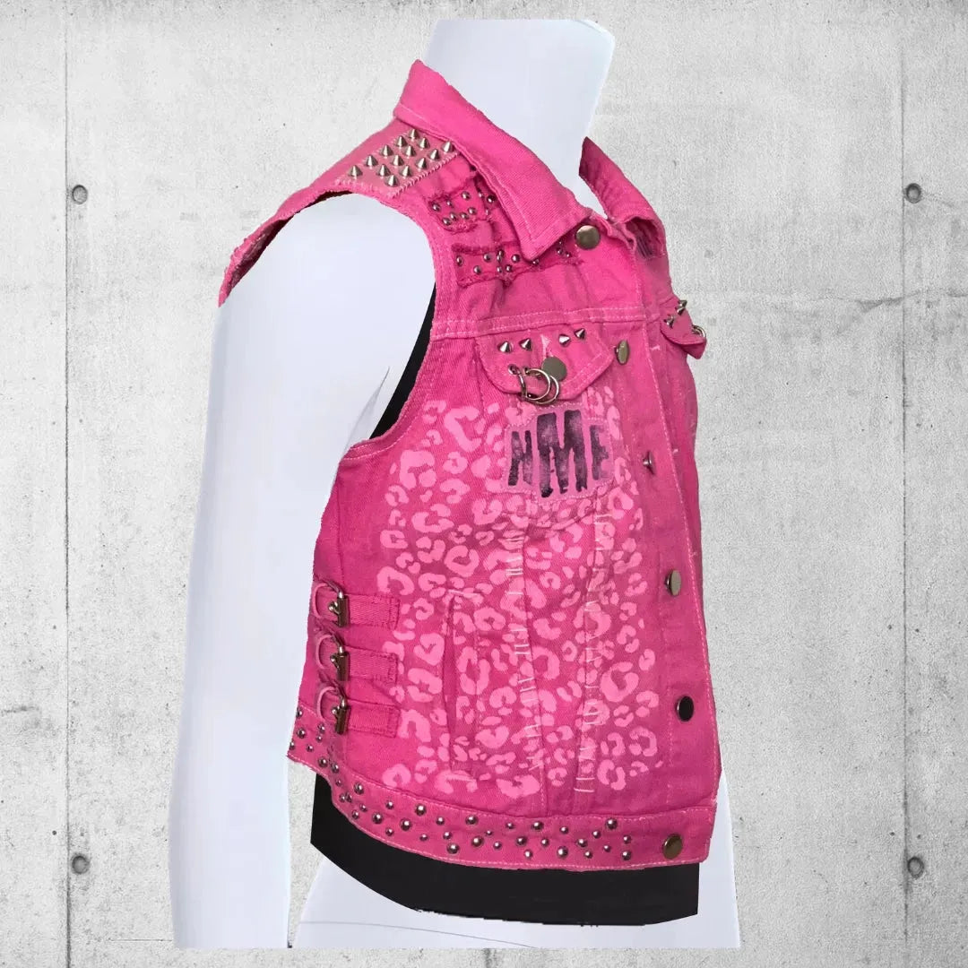 REVOLUTION 2 Women’s Punk Studded Battle Vest boomersarepunktoo.com