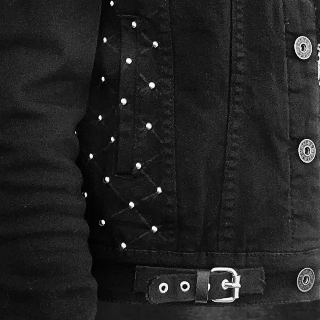 Underground U.K. Punk Rocker Denim Jacket boomersarepunktoo.com
