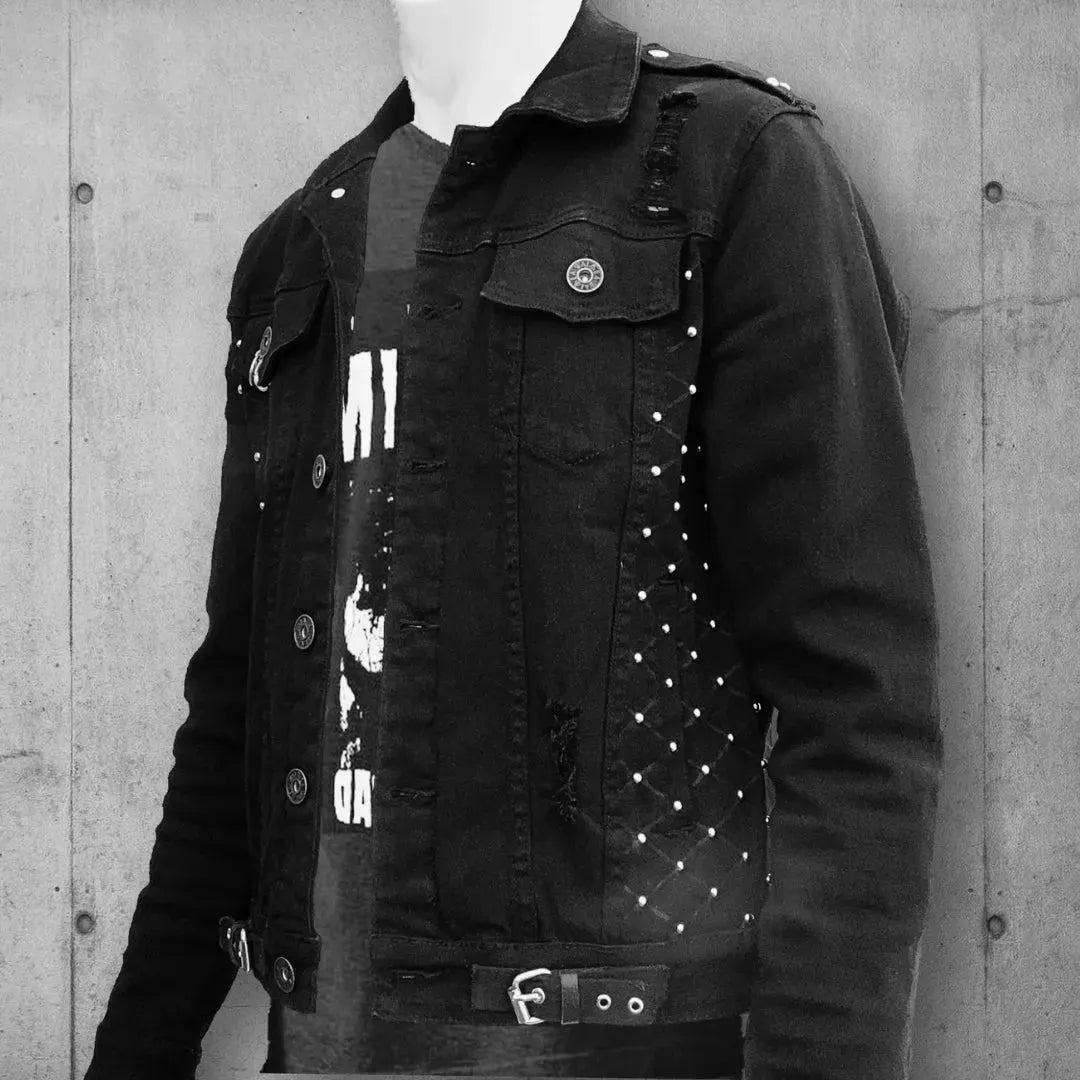 Underground U.K. Punk Rocker Denim Jacket boomersarepunktoo.com