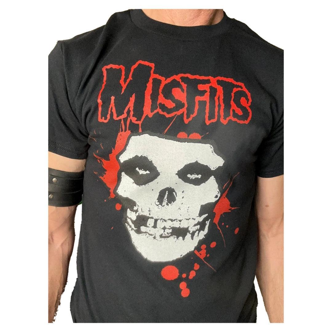 Blood Spatter Misfits Crimson Ghost Tee Shirt