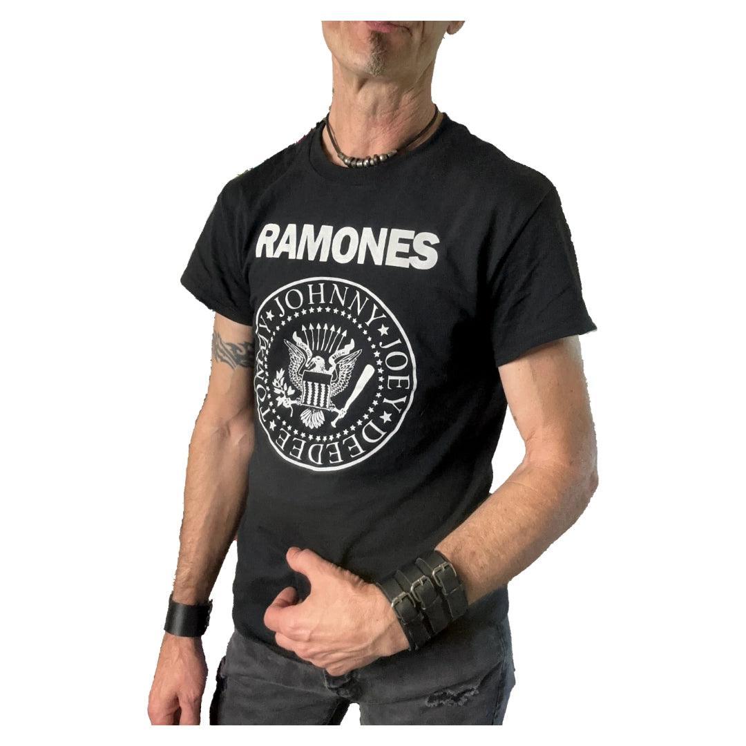 The Ramones Iconic Eagle Crest Logo Tee Shirt