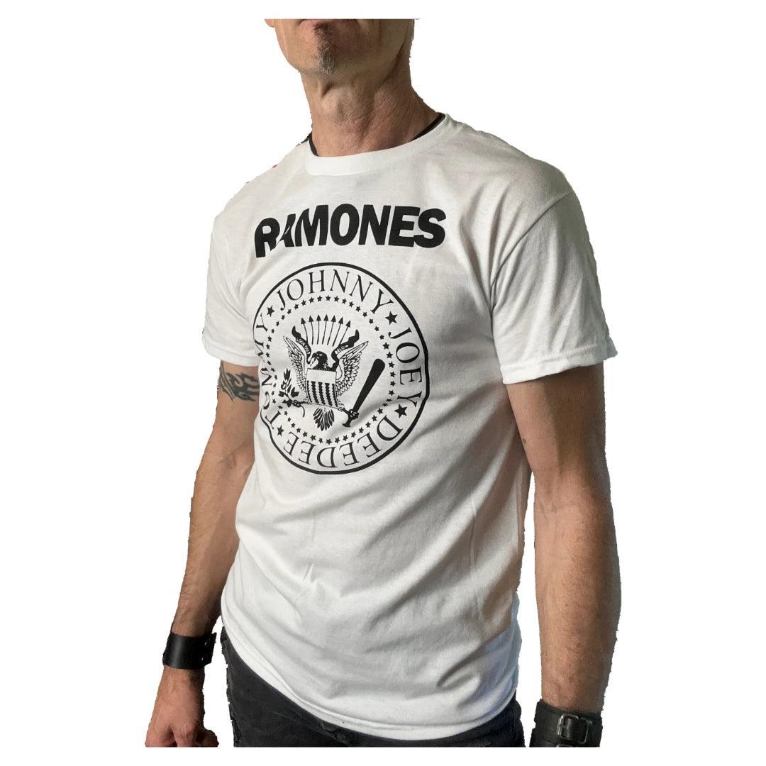 The Ramones Iconic Eagle Crest Logo Tee Shirt