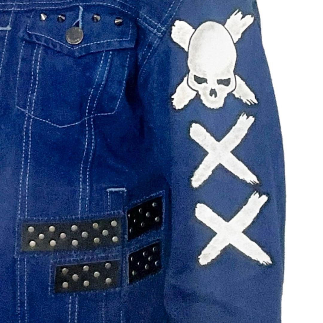 Royal Blue Punk Rock Battle Jacket (The Forsaken)