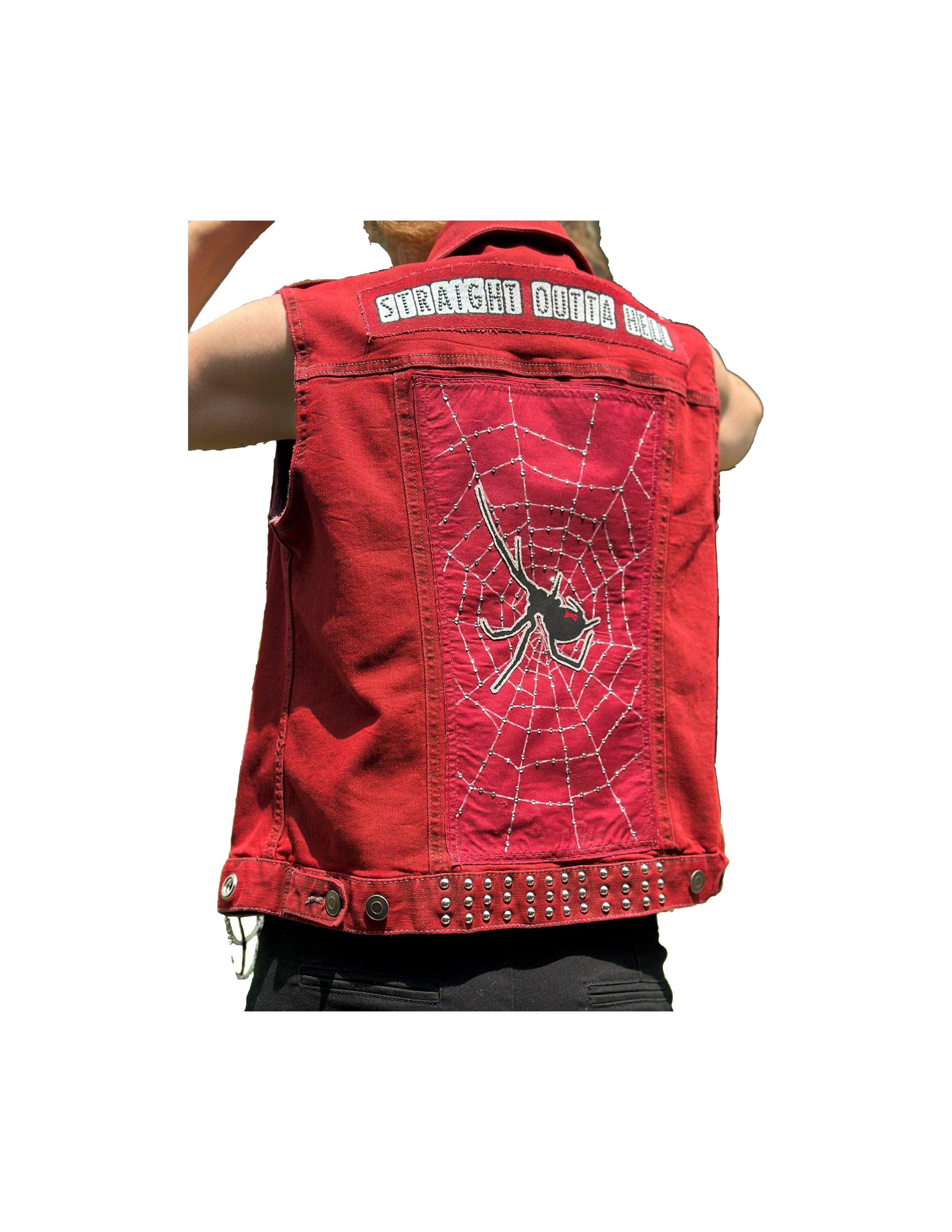 blinged-punk-princess-black-widow-vest-2 - Boomers are Punk too