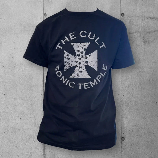 The Cult Sonic Temple Tee - Distressed Unisex Rock Shirt boomersarepunktoo.com