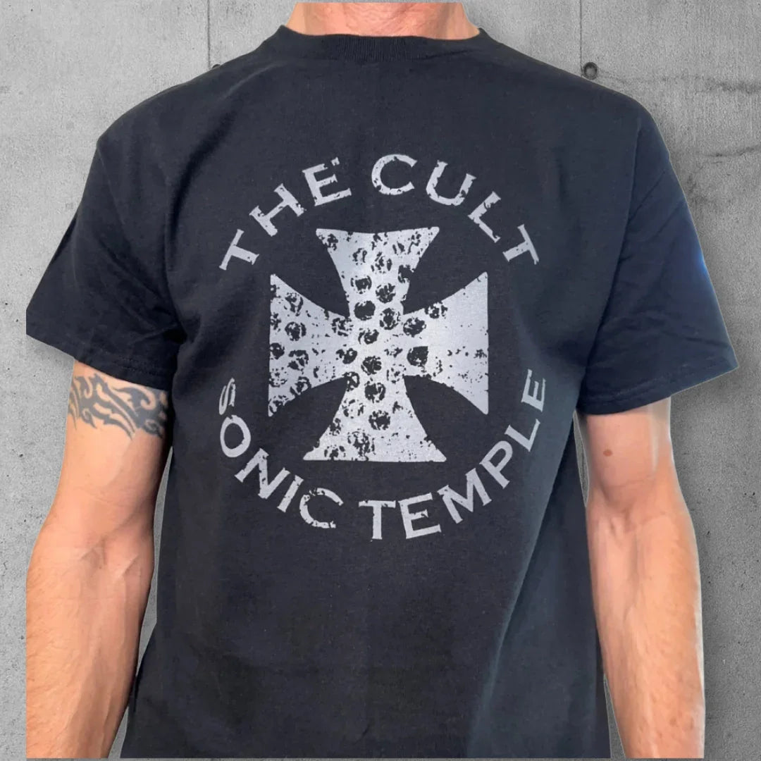 The Cult Sonic Temple Tee - Distressed Unisex Rock Shirt boomersarepunktoo.com