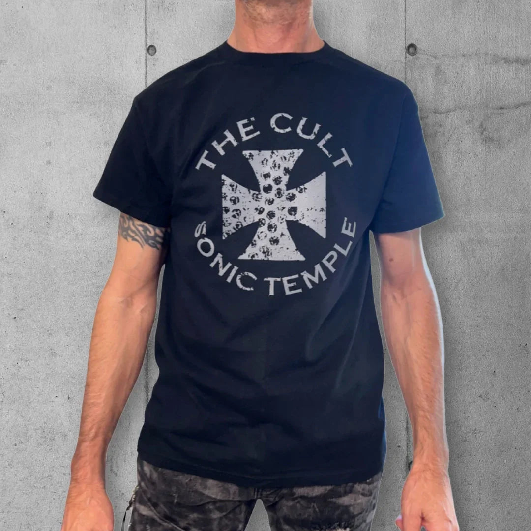 The Cult Sonic Temple Tee - Distressed Unisex Rock Shirt boomersarepunktoo.com