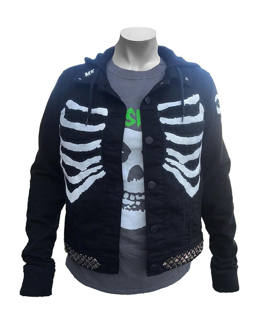 women-s-black-misfits-kitty-rib-cage-hoodie-jean-jacket-1 - Boomers are Punk too